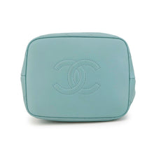 将图像加载到图库查看器中，CHANEL Matelasse Drawstring 2WAY ChainShoulder Bag PowderBlue Lambskin

