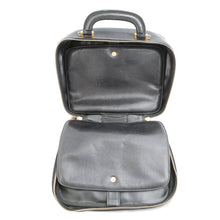将图像加载到图库查看器中，CHANEL Top handle 2-way vanity bag BlackA07061 Caviar Leather

