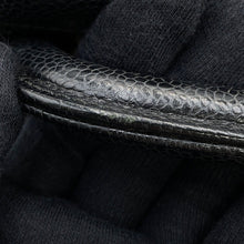 将图像加载到图库查看器中，CHANEL Top handle 2-way vanity bag BlackA07061 Caviar Leather
