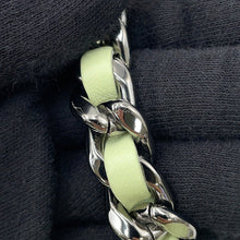 将图像加载到图库查看器中，CHANEL CHANEL19 Chain wallet Light GreenAP0957 Lambskin
