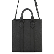 将图像加载到图库查看器中，LOUIS VUITTON Sac Plat BlackM21884 Monogram・Taurillon
