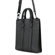 将图像加载到图库查看器中，LOUIS VUITTON Sac Plat BlackM21884 Monogram・Taurillon
