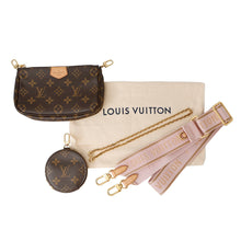 将图像加载到图库查看器中，LOUIS VUITTON Multi Pochette Accessoires Rose claireM44840 Monogram
