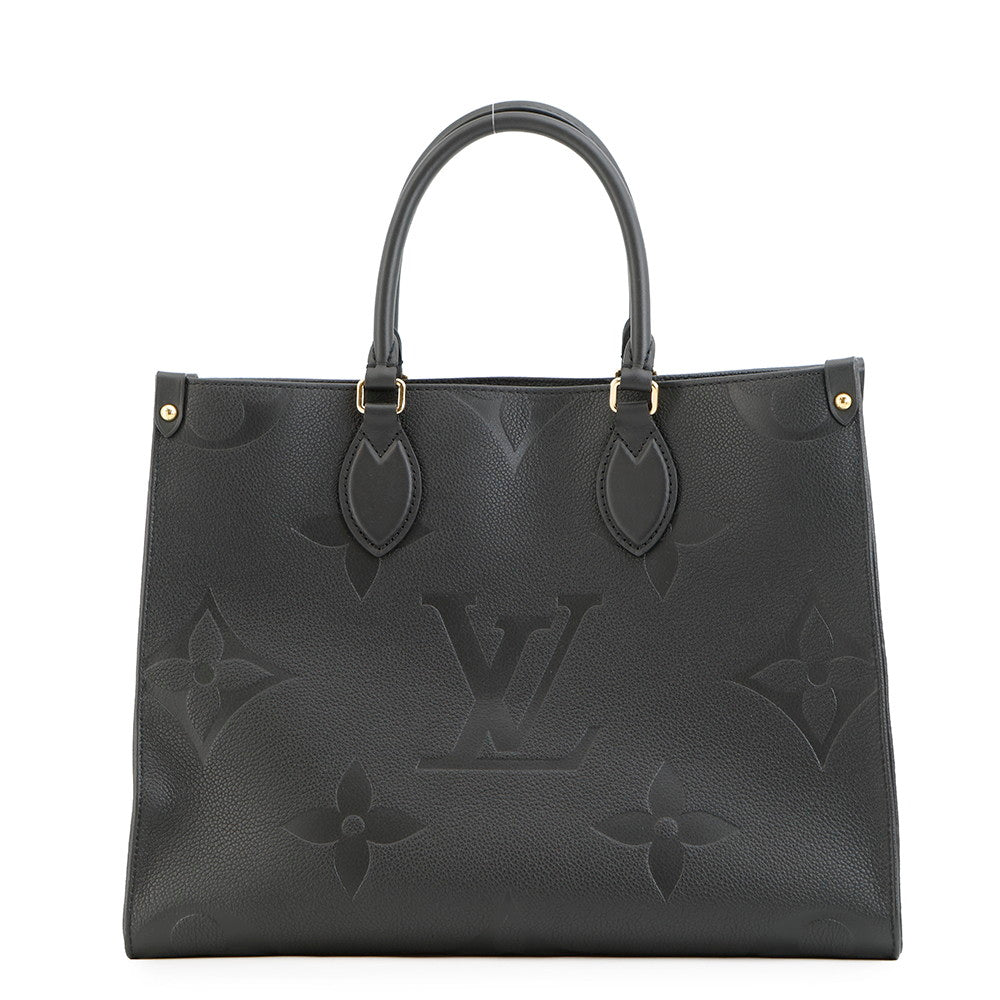 LOUIS VUITTON Onthego NoirM45595 Monogram Empreinte Leather Size MM
