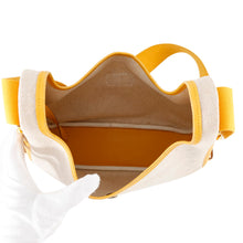 将图像加载到图库查看器中，HERMES Sako Jaune/Natural Toile H Courchevel
