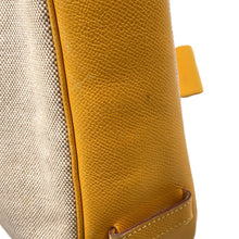 将图像加载到图库查看器中，HERMES Sako Jaune/Natural Toile H Courchevel
