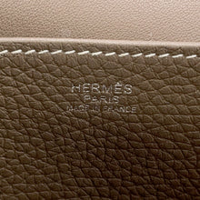 Load image into Gallery viewer, HERMES Halzan Etoupe Taurillon Clemence Size 31
