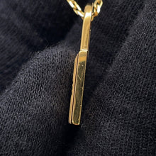 Load image into Gallery viewer, HERMES O&#39;Kelly Pendant Size PM Black Gold Plated Leather

