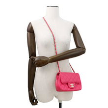 将图像加载到图库查看器中，CHANEL Matelasse Single Flap ChainShoulder PinkA35200 Lambskin Size 17
