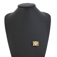 Load image into Gallery viewer, CHANEL Matelasse bag motif brooch Champagne Gold Metal
