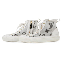 Load image into Gallery viewer, LOUIS VUITTON Stellar Line High-Top Sneakers White Mesh Rubber Size 38
