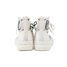 将图像加载到图库查看器中，LOUIS VUITTON Stellar Line High-Top Sneakers White Mesh Rubber Size 38
