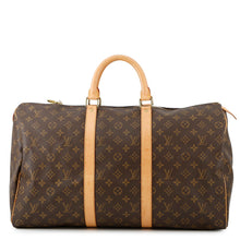 将图像加载到图库查看器中，LOUIS VUITTON Keepall BrownM41426 Monogram Size 50
