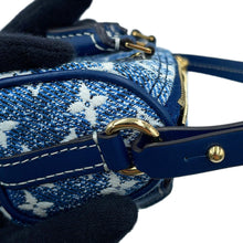 将图像加载到图库查看器中，LOUIS VUITTON Bijoux Sac Micro Speedy Denim BlueM00546 Monogram Denim
