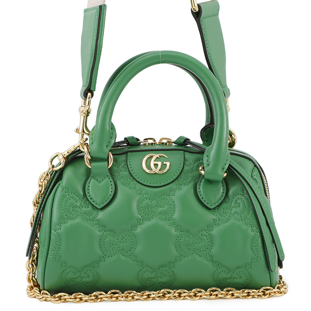 GUCCI GGMatelasse 2WAYBag Green702251 Leather