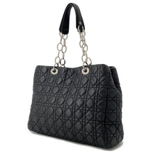 将图像加载到图库查看器中，Dior Canage ChainTote Bag BlackCAL44956 Leather
