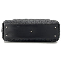 将图像加载到图库查看器中，Dior Canage ChainTote Bag BlackCAL44956 Leather
