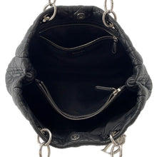 将图像加载到图库查看器中，Dior Canage ChainTote Bag BlackCAL44956 Leather
