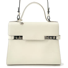 将图像加载到图库查看器中，Delvaux Tempate Off-white Leather Size MM
