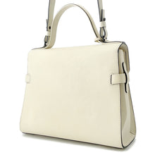 将图像加载到图库查看器中，Delvaux Tempate Off-white Leather Size MM
