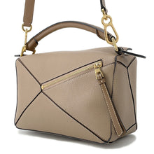 将图像加载到图库查看器中，LOEWE Puzzle bag Greige/BrownA510S21X67 Leather Size Small
