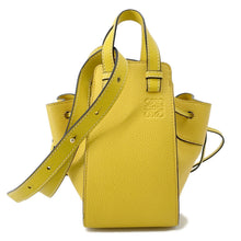 Load image into Gallery viewer, LOEWE Hammock DrawstringBag YellowA538V07X15 Calf Leather Size Mini
