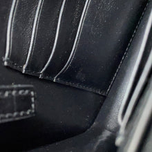 将图像加载到图库查看器中，SAINT LAURENT PARIS Sunset Chain wallet Black452157 Croco embossed leather
