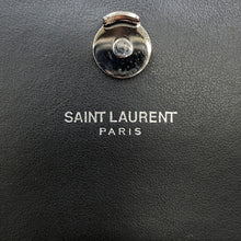 将图像加载到图库查看器中，SAINT LAURENT PARIS Sunset Chain wallet Black452157 Croco embossed leather

