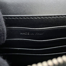 将图像加载到图库查看器中，SAINT LAURENT PARIS Sunset Chain wallet Black452157 Croco embossed leather
