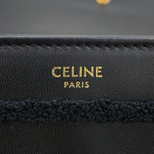将图像加载到图库查看器中，CELINE Mono Chrome Chainshoulder Black111273FCK.38NO Leather pile
