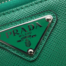 Load image into Gallery viewer, PRADA Triangle Smartphone Shoulder Green2ZH126 Saffiano Leather
