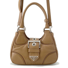 Load image into Gallery viewer, PRADA Re-Edition 2002 Moon 2wayShoulder Brown1BA381 Padded Nappa Leather
