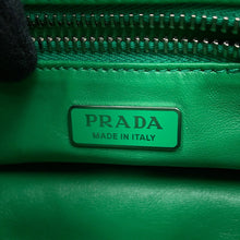 将图像加载到图库查看器中，PRADA Re-Edition 2002 Moon 2wayShoulder Green1BA381 Padded Nappa Leather
