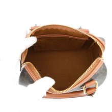将图像加载到图库查看器中，CELINE Triomphe 2way Small Boston Bag Tan197582 PVC Leather
