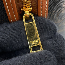 将图像加载到图库查看器中，CELINE Triomphe 2way Small Boston Bag Tan197582 PVC Leather
