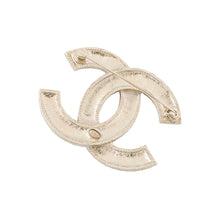 Load image into Gallery viewer, CHANEL CC Logo Brooch Righe Rainbow Multicolor/Gold Gold Plated Rhinestone
