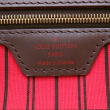将图像加载到图库查看器中，LOUIS VUITTON Neverfull CeriseN40599 Damier Ebene Canvas Size MM
