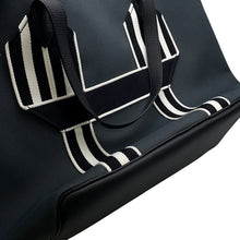 将图像加载到图库查看器中，HERMES Pure Sangle Tote Vert Rousseau/Black Toile Military Taurillon Clemence
