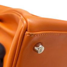 Load image into Gallery viewer, HERMES Kelly Retourne Orange Swift Leather Size 35
