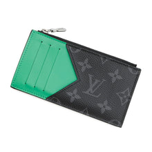 Load image into Gallery viewer, LOUIS VUITTON Coin Card Holder Japan Limited Edition BambooGreenM25844 Monogram Eclipse
