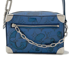 Load image into Gallery viewer, LOUIS VUITTON Mini Soft Trunk BlueM22588 Monogram Aqua Garden
