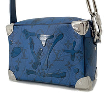 Load image into Gallery viewer, LOUIS VUITTON Mini Soft Trunk BlueM22588 Monogram Aqua Garden
