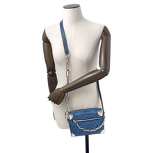 Load image into Gallery viewer, LOUIS VUITTON Mini Soft Trunk BlueM22588 Monogram Aqua Garden
