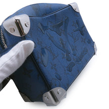 Load image into Gallery viewer, LOUIS VUITTON Mini Soft Trunk BlueM22588 Monogram Aqua Garden
