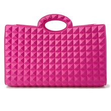 将图像加载到图库查看器中，Valentino Garavani Le Troisièmes Rubber Shopping Bag Pink2W0B0M00BUT Rubber
