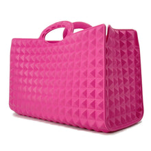 将图像加载到图库查看器中，Valentino Garavani Le Troisièmes Rubber Shopping Bag Pink2W0B0M00BUT Rubber
