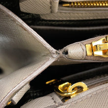 将图像加载到图库查看器中，PRADA 2way Handbag GreigeBN2567 Saffiano LeatherLeather
