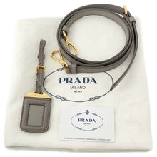 将图像加载到图库查看器中，PRADA 2way Handbag GreigeBN2567 Saffiano LeatherLeather
