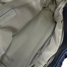 将图像加载到图库查看器中，CHANEL Bubble Quilt ChainShoulder Bag Navy Lambskin
