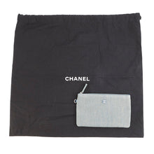 将图像加载到图库查看器中，CHANEL Deauville Light BlueAS3257 Denim Size Small
